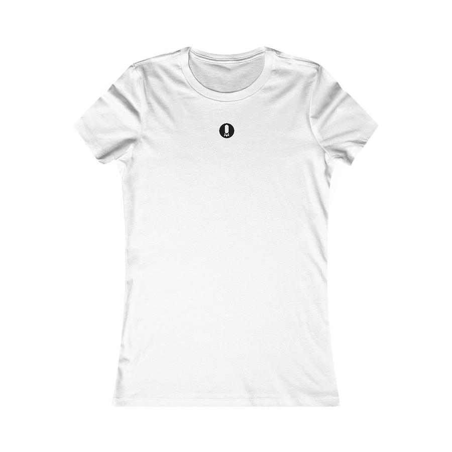 Minimal Micro Logo tee | Women's fitted shirt, small chest emblem