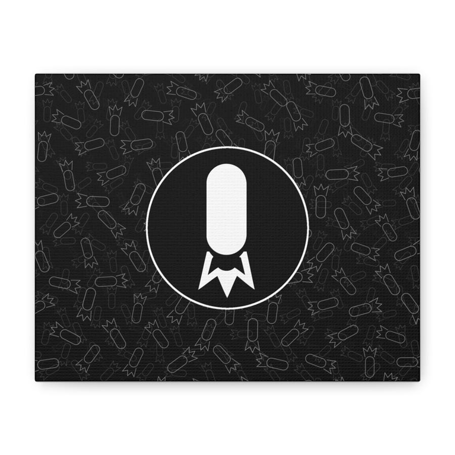 Ribbon Medal Icon Canvas | Matte Stretched Wall Art