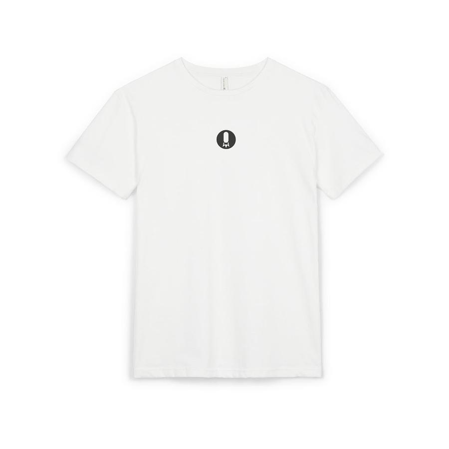 Minimal Circle Microphone Logo T-Shirt | Podcast Emblem