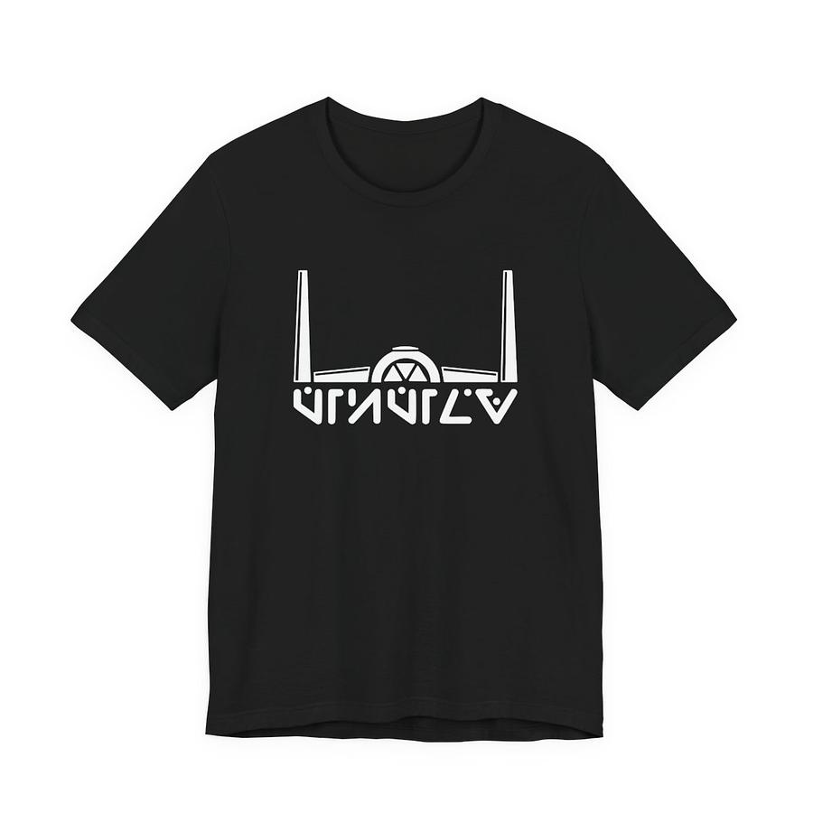 Tie Fighter Enemy Graphic Tee — Retro Sci‑Fi Pilot Design