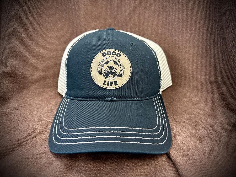 Dood Life Laser Cut Patch Hat - black and tan