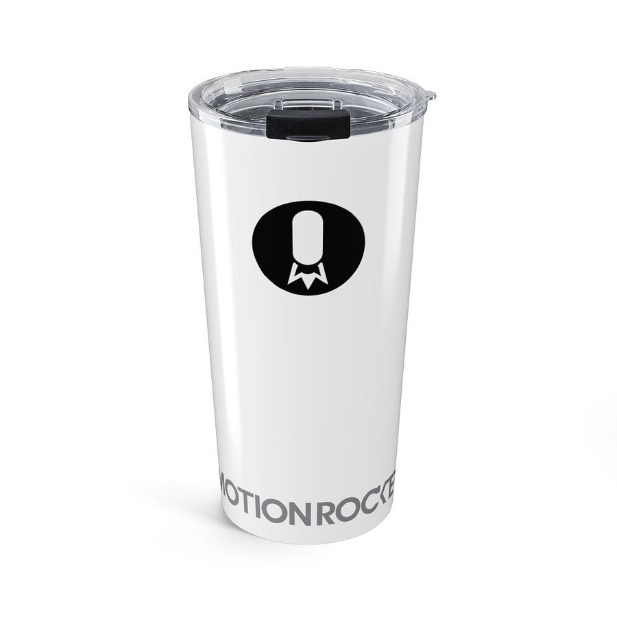 Minimal Rocket Logo Tumbler 20oz | Stainless Steel Travel Cup