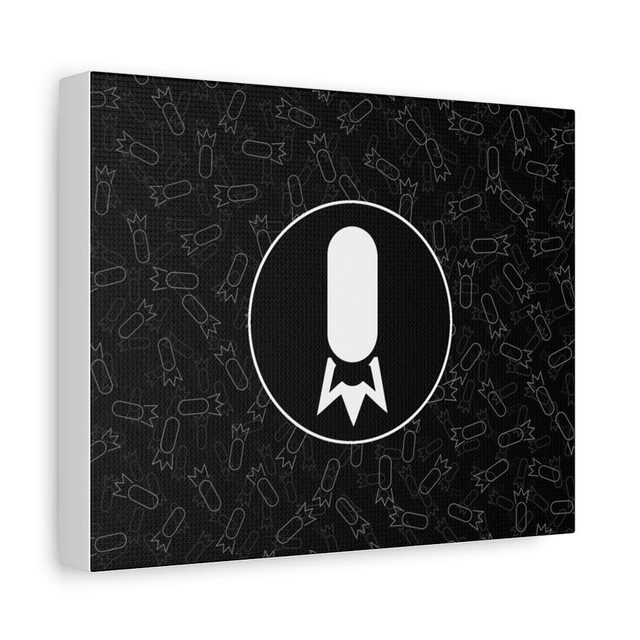 Ribbon Medal Icon Canvas | Matte Stretched Wall Art